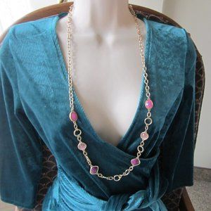 Lovely Long Liz Claiborne Necklace -